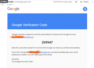 Recover your Google Account
